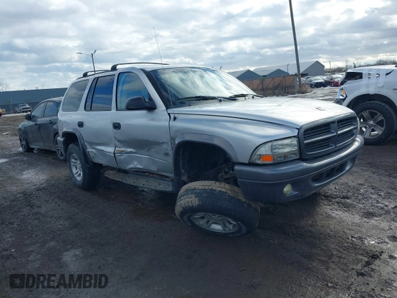 2002 Dodge Durango Sport with VIN 1B4HS38N92F195561, listed as a IAAI auction lot 41423184 with 179,433 mi miles. Bid and sale history available at carsss.com. Image 1.
