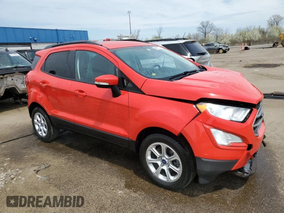 2020 Ford EcoSport SE z VIN MAJ3S2GE9LC353561, wystawiony jako Copart lot #54513195 z przebiegiem 39 436 mil mil oraz Czysty tytuł • Clean title. Historia ofert i sprzedaży dostępna na DreamBid. Obrazek 4.