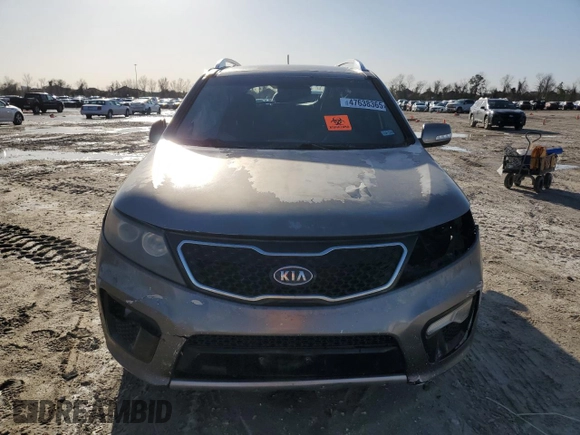 2012 Kia Sorento SX with VIN 5XYKW4A26CG207151, listed as a Copart auction lot 47638365 with 242,286 mi miles and Salvage Title. Bid and sale history available at carsss.com. Image 5.