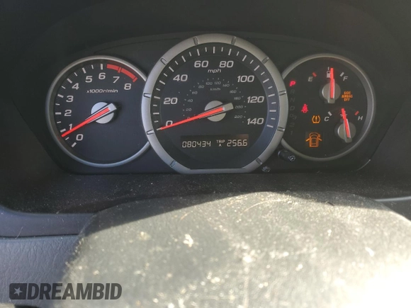 2006 Honda Pilot EX-L with VIN 2HKYF18786H544413, listed as a Copart auction lot 82155654 with 80,434 mi miles and Salvage Title. Bid and sale history available at DreamBid. Image 9.