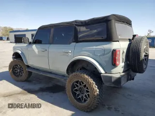 2022 Ford Bronco with VIN 1FMDE5BH9NLB13871, listed as a Copart auction lot 54178645 with 18,990 mi miles and Non repairable. Bid and sale history available at DreamBid. Image 2.