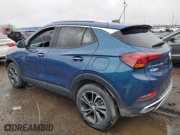 2021 Buick Encore GX Essence with VIN KL4MMFSL3MB126714, listed as a Copart auction lot 46867885 with 61,260 mi miles and Clean title. Bid and sale history available at DreamBid. Image 2.