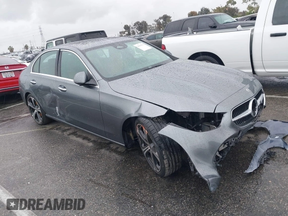 2022 Mercedes-Benz C 300 with VIN W1KAF4GB9NR018569, listed as a IAAI auction lot 38903076 with Not Provided miles and . Bid and sale history available at DreamBid. Image 1.