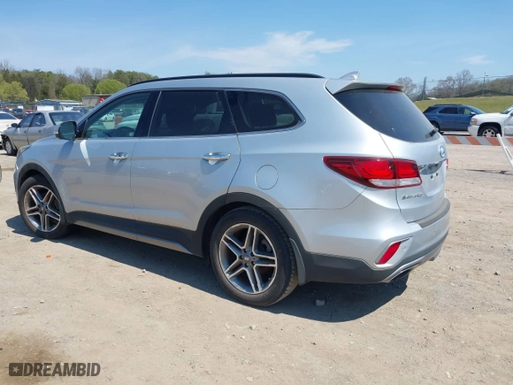 2017 Hyundai Santa Fe Limited Ultimate with VIN KM8SRDHF1HU212114, listed as a IAAI auction lot 41910471 with 135,335 mi miles. Bid and sale history available at carsss.com. Image 3.