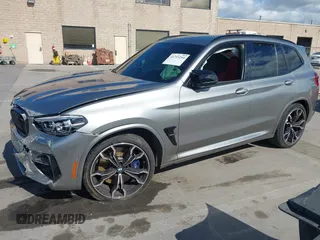 2020 BMW X3 M with VIN 5YMTS0C02L9B74262, listed as a IAAI auction lot 41715254 with 44,988 mi miles. Bid and sale history available at carsss.com. Image 2.