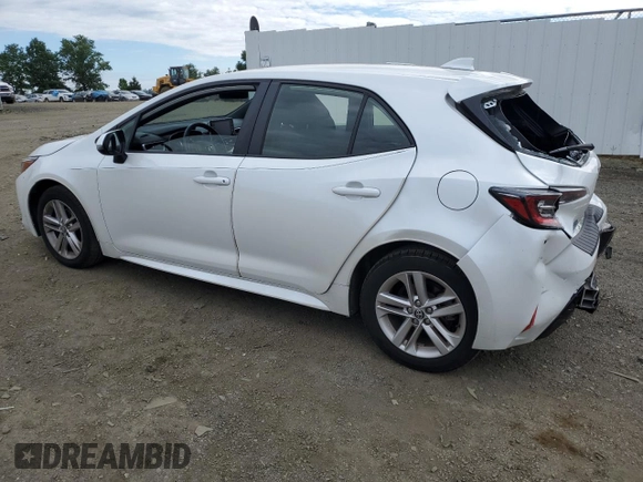 2021 Toyota Corolla Hatchback SE with VIN JTND4MBE7M3128807, listed as a Copart auction lot 58332054 with 42,007 mi miles and Salvage Title. Bid and sale history available at carsss.com. Image 2.