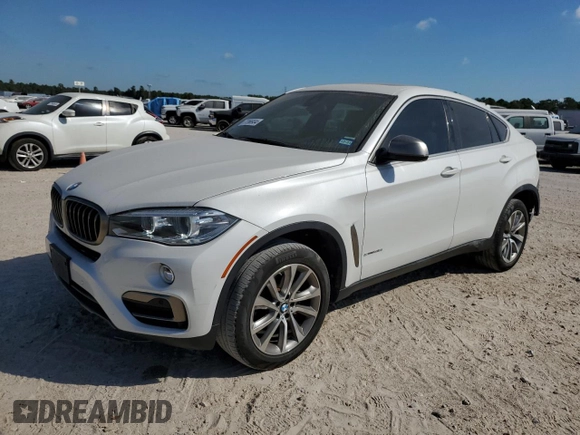 2018 BMW X6 sDrive35i with VIN 5UXKU0C5XJ0G69741, listed as a Copart auction lot 77366934 with 66,287 mi miles and Salvage Title. Bid and sale history available at carsss.com. Image 1.