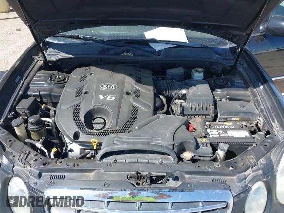 2008 Kia Amanti with VIN KNALD125385145061, listed as a IAAI auction lot 42006853 with 162,523 mi miles. Bid and sale history available at carsss.com. Image 10.
