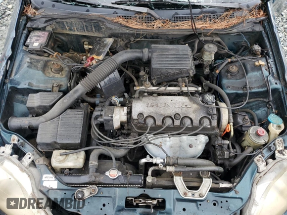 1997 Honda Civic DX with VIN JHMEJ6624VS038386, listed as a Copart auction lot 71541574 with 385,295 mi miles and Salvage Title. Bid and sale history available at carsss.com. Image 11.