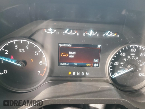 2023 Ford F-150 XL with VIN 1FTEW1EP3PFC53689, listed as a Copart auction lot 51655475 with 17,681 mi miles and Salvage title. Bid and sale history available at DreamBid. Image 9.