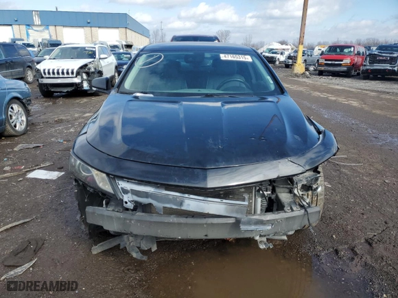 2015 Chevrolet Impala LT with VIN 2G1115SL7F9256407, listed as a Copart auction lot 47165315 with 89,156 mi miles and Salvage Title. Bid and sale history available at carsss.com. Image 5.