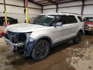 2017 Ford Explorer XLT with VIN 1FM5K8D88HGD71971, listed as a Copart auction lot 52563255 with 50,085 mi miles and Salvage Title. Bid and sale history available at carsss.com. Image 1.