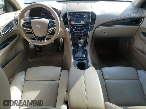 2015 Cadillac ATS Premium with VIN 1G6AE5SX4F0133210, listed as a Copart auction lot 77027604 with 80,682 mi miles and Salvage Title. Bid and sale history available at carsss.com. Image 8.