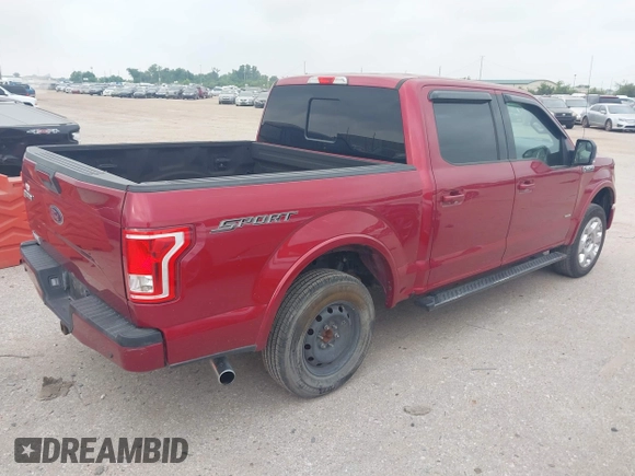 2017 Ford F-150 XL with VIN 1FTEW1CG7HKC22876, listed as a IAAI auction lot 42281244 with 128,049 mi miles and . Bid and sale history available at DreamBid. Image 4.