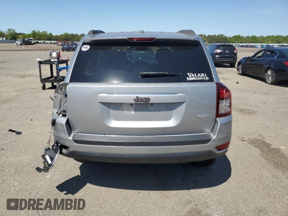 2017 Jeep Compass High Altitude with VIN 1C4NJCEA0HD147820, listed as a Copart auction lot 58565245 with 120,197 mi miles and Salvage title. Bid and sale history available at DreamBid. Image 6.