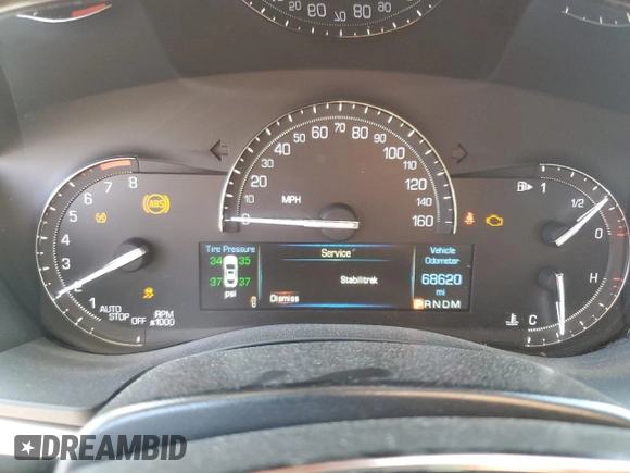 2017 Cadillac ATS Luxury AWD z VIN 1G6AH5RX9H0163447, wystawiony jako Copart lot #61191934 z przebiegiem 68 620 mil mil oraz Szkoda całkowita • Salvage title. Historia ofert i sprzedaży dostępna na DreamBid. Obrazek 9.