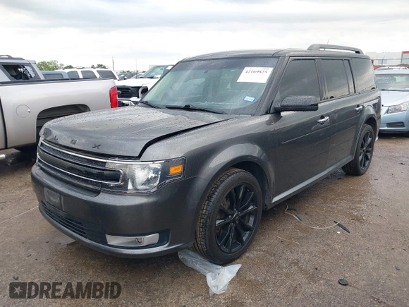 2018 Ford Flex SEL z VIN 2FMGK5C8XJBA01532, wystawiony jako IAAI lot #42169825 z przebiegiem 112 715 mil mil oraz . Historia ofert i sprzedaży dostępna na DreamBid. Obrazek 2.
