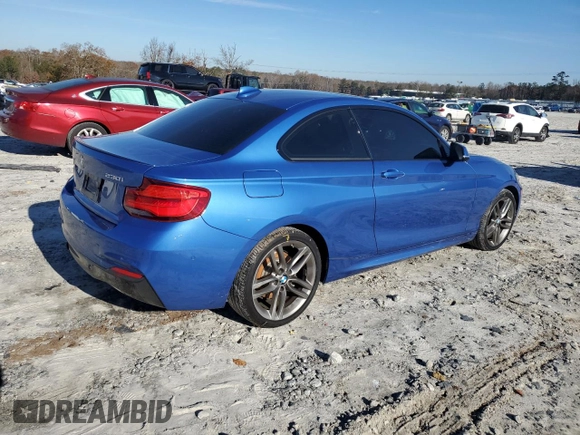 2018 BMW 2 Series 230i with VIN WBA2J1C57JVD09746, listed as a Copart auction lot 77737893 with 61,801 mi miles. Bid and sale history available at carsss.com. Image 3.