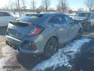 2021 Honda Civic Hatchback Sport with VIN SHHFK7H41MU408016, listed as a IAAI auction lot 41256713 with 38,939 mi miles. Bid and sale history available at carsss.com. Image 4.