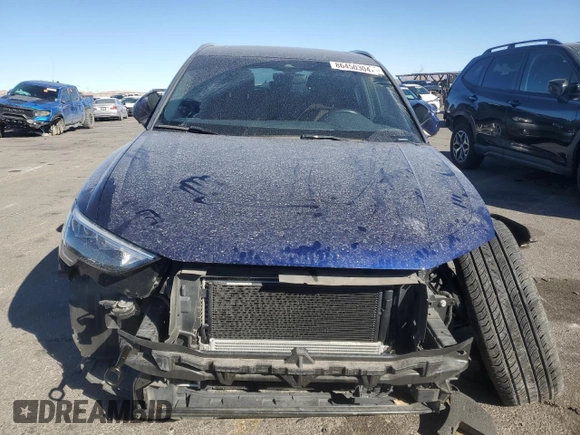 2022 Audi Q3 Premium with VIN WA1AUCF31N1005084, listed as a Copart auction lot 86450304 with 33,088 mi miles and Salvage Title. Bid and sale history available at carsss.com. Image 5.