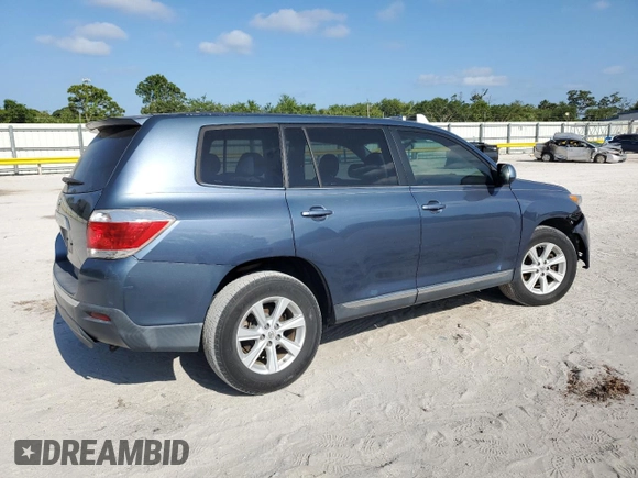 2013 Toyota Highlander with VIN 5TDZA3EH5DS039934, listed as a Copart auction lot 54132775 with 62,541 mi miles and Non Repairable. Bid and sale history available at DreamBid. Image 3.