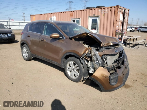 2017 Kia Sportage LX with VIN KNDPM3ACXH7053238, listed as a Copart auction lot 49084225 with 109,173 mi miles and Salvage Title. Bid and sale history available at carsss.com. Image 4.