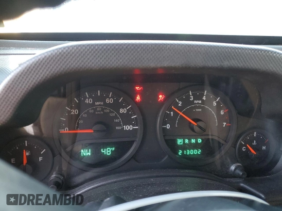 2008 Jeep Wrangler Unlimited X with VIN 1J4GB39138L517920, listed as a Copart auction lot 76541144 with 213,002 mi miles and Salvage Title. Bid and sale history available at DreamBid. Image 9.