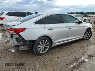2017 Hyundai Sonata Sport with VIN 5NPE34AF0HH518213, listed as a Copart auction lot 56389755 with 123,244 mi miles and Salvage Title. Bid and sale history available at DreamBid. Image 3.