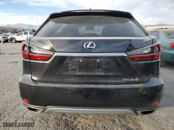 2022 Lexus RX with VIN 2T2AZMAA9NC249205, listed as a Copart auction lot 43074535 with 9,725 mi miles and Salvage Title. Bid and sale history available at carsss.com. Image 6.