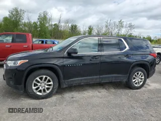 2020 Chevrolet Traverse LS with VIN 1GNEVFKW8LJ123370, listed as a Copart auction lot 56691955 with 158,180 mi miles and Clean title. Bid and sale history available at DreamBid. Image 1.
