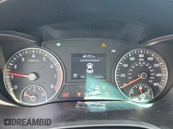 2020 Kia Optima LX with VIN 5XXGT4L34LG419068, listed as a Copart auction lot 55298745 with 71,629 mi miles and Salvage title. Bid and sale history available at DreamBid. Image 9.