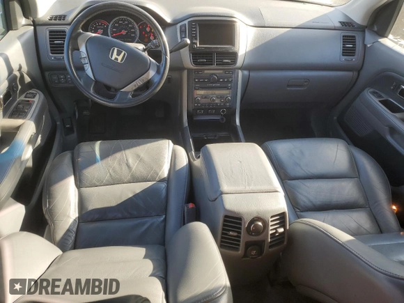 2006 Honda Pilot EX-L with VIN 2HKYF18786H544413, listed as a Copart auction lot 82155654 with 80,434 mi miles and Salvage Title. Bid and sale history available at DreamBid. Image 8.