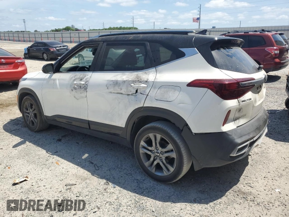 2021 Kia Seltos S z VIN KNDEU2AA2M7140044, wystawiony jako Copart lot #54721005 z przebiegiem 74 870 mil mil oraz Szkoda całkowita • Salvage title. Historia ofert i sprzedaży dostępna na DreamBid. Obrazek 2.