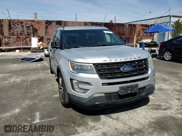2016 Ford Explorer Sport with VIN 1FM5K8GT8GGB63085, listed as a Copart auction lot 50185475 with 166,612 mi miles and Salvage Title. Bid and sale history available at carsss.com. Image 12.