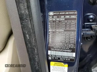 2013 Land Rover Range Rover Evoque Pure Premium with VIN SALVR2BGXDH844807, listed as a Copart auction lot 44964845 with 112,506 mi miles and Salvage Title. Bid and sale history available at carsss.com. Image 16.