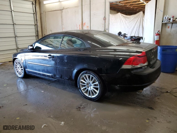 2009 Volvo C70 with VIN YV1MC67249J076048, listed as a Copart auction lot 88146615 with 212,329 mi miles and Salvage Title. Bid and sale history available at carsss.com. Image 2.