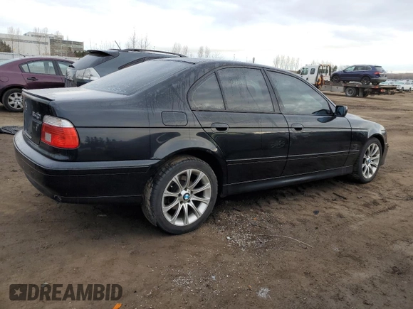 2003 BMW 5 Series 540iA with VIN WBADN63453GN88538, listed as a Copart auction lot 41917404 with 0 mi miles and Salvage Title. Bid and sale history available at carsss.com. Image 3.