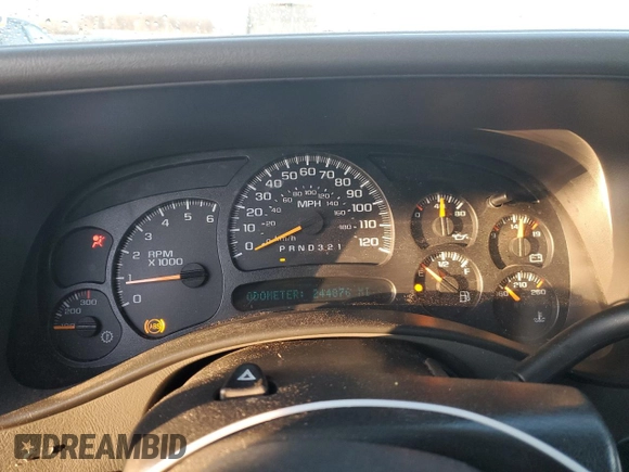 2007 GMC Sierra 1500HD SLT z VIN 1GTGK13U07F197479, wystawiony jako Copart lot #42633675 z przebiegiem 244 876 mil mil oraz Czysty tytuł • Clean title. Historia ofert i sprzedaży dostępna na DreamBid. Obrazek 9.