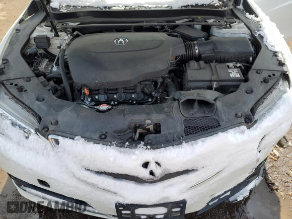 2017 Acura TLX V6 w/Technology Pkg with VIN 19UUB3F50HA002421, listed as a Copart auction lot 49846235 with 105,391 mi miles and Salvage title. Bid and sale history available at DreamBid. Image 11.