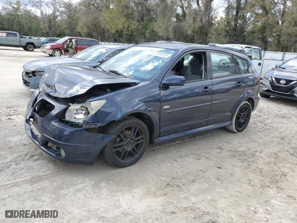 2006 Pontiac Vibe with VIN 5Y2SL67856Z410313, listed as a Copart auction lot 47704735 with 0 mi miles and Non Repairable. Bid and sale history available at carsss.com. Image 1.