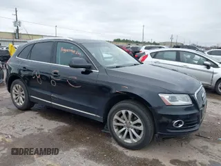 2014 Audi Q5 Premium Plus with VIN WA1LFAFP0EA041939, listed as a IAAI auction lot 41573437 with 160,307 mi miles. Bid and sale history available at carsss.com. Image 1.