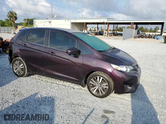 2017 Honda Fit EX with VIN 3HGGK5G7XHM707044, listed as a Copart auction lot 55786455 with 89,562 mi miles and Salvage title. Bid and sale history available at DreamBid. Image 4.