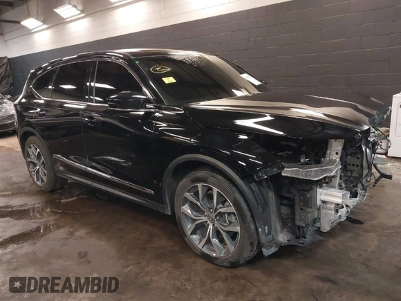2024 Acura MDX w/Technology Package with VIN 5J8YE1H41RL010101, listed as a IAAI auction lot 41510582 with 14,752 mi miles. Bid and sale history available at carsss.com. Image 1.