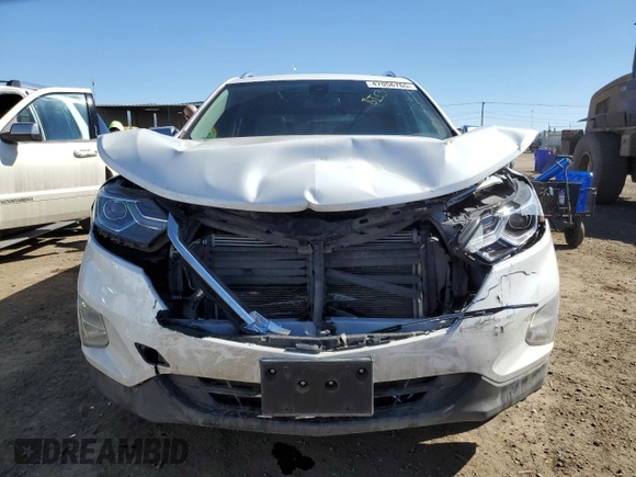 2018 Chevrolet Equinox Premier with VIN 2GNAXNEX2J6153904, listed as a Copart auction lot 47056765 with 86,968 mi miles and Salvage Title. Bid and sale history available at DreamBid. Image 5.