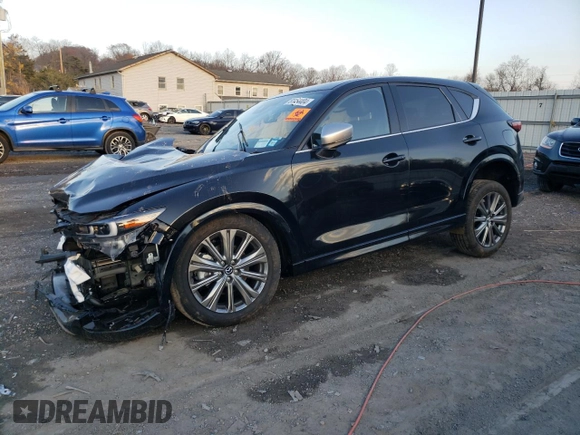2024 Mazda CX-5 2.5 Turbo Signature with VIN JM3KFBXY2R0370126, listed as a Copart auction lot 81354404 with 0 mi miles and Salvage Title. Bid and sale history available at carsss.com. Image 1.