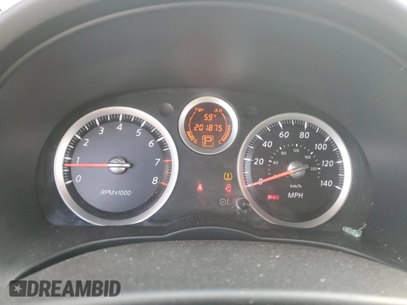 2010 Nissan Sentra S with VIN 3N1AB6AP4AL710104, listed as a Copart auction lot 56934515 with 201,875 mi miles and Salvage title. Bid and sale history available at DreamBid. Image 9.