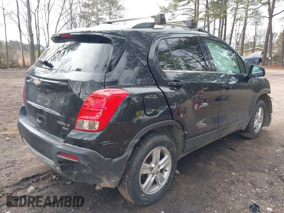 2016 Chevrolet Trax LT with VIN KL7CJPSB9GB745066, listed as a IAAI auction lot 41316657 with 101,891 mi miles and . Bid and sale history available at DreamBid. Image 4.