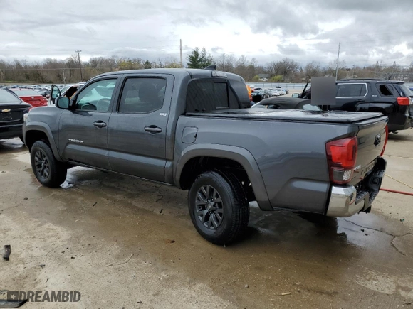 2023 Toyota Tacoma 4WD SR with VIN 3TMCZ5AN2PM592454, listed as a Copart auction lot 49669685 with 13,407 mi miles and Salvage Title. Bid and sale history available at carsss.com. Image 2.