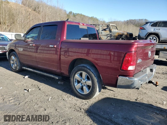 2017 Ram 1500 Big Horn with VIN 1C6RR7LM4HS881037, listed as a Copart auction lot 43781335 with 101,829 mi miles and Salvage Title. Bid and sale history available at carsss.com. Image 2.