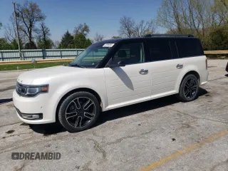 2013 Ford Flex Limited z VIN 2FMGK5D85DBD33428, wystawiony jako Copart lot #52596965 z przebiegiem 177 903 mil mil oraz Szkoda całkowita • Salvage title. Historia ofert i sprzedaży dostępna na DreamBid. Obrazek 1.